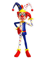 Clown with Fun pose