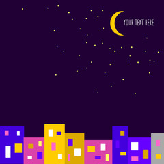 Night city background