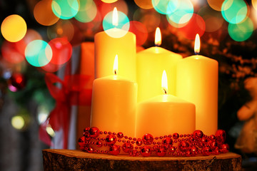 candle decor bokeh ball