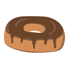 Sweet cake isolated on white. Traditional sweet cake holliday vector. Cake food sweet vector. Food fresh cake isolated