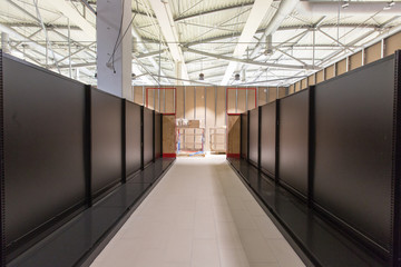 Small business commercial spaces are being renovated.