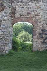 Fototapeta na wymiar Fortified stone walls