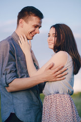 couple on nature