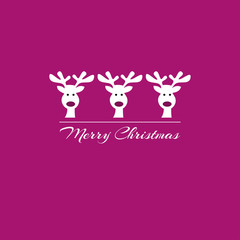 Rentiere - Merry Christmas