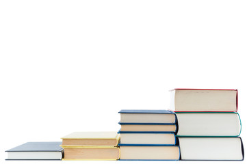 Stairs of books for education and culture growth
