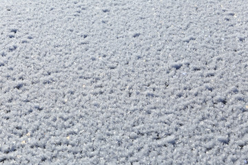 Fototapeta na wymiar texture of the snow