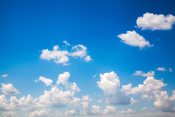 blue sky with cloud closeup