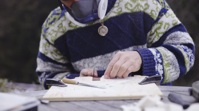 Removing edges from pendant with file 4K