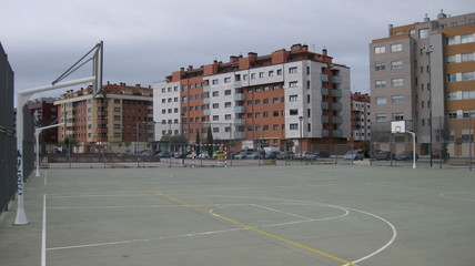 Fototapeta premium Calles de Burgos, España. Otoño