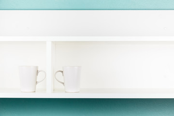 Cups on Shelf