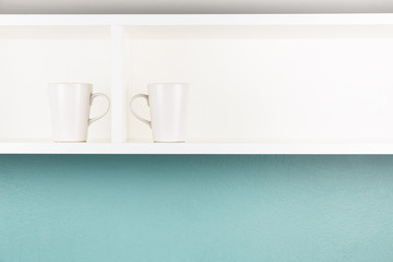 Cups on Shelf