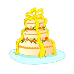 ウェディングケーキ2