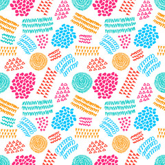 Abstract seamless pattern. Modern fashion design. Vector illustration. Good for textile design or wrapping.