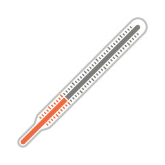 Clinical thermometer, isolated on white background.