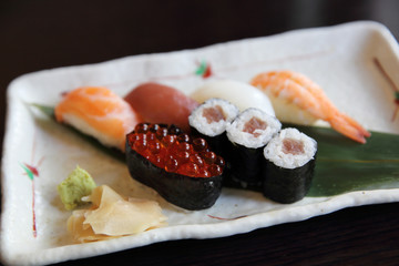 Mix sushi Japanese food