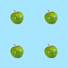 Seamless pattern a apples
