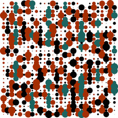 Abstract vector background. Color composition of regular geometric overlapping shapes.