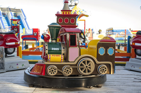 A big toy train