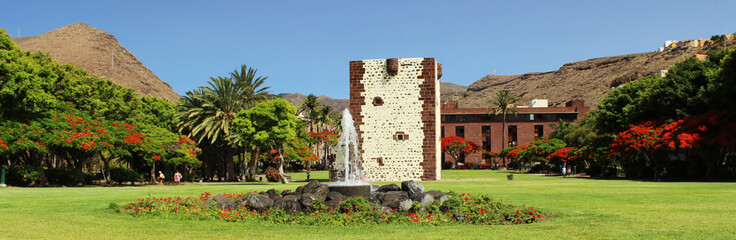 Panor&aacute;mica de la Torre del Conde, San Sebasti&aacute;n de la Gomera