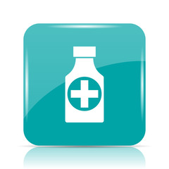 Pills bottle  icon