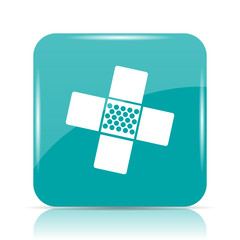 Medical patch icon