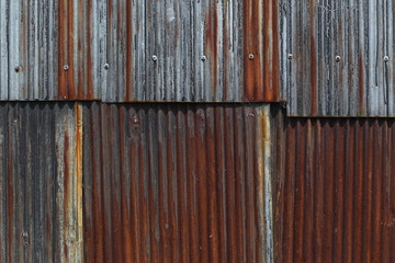 トタン　壁模様