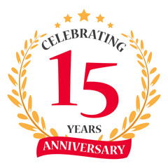 Happy Anniversary celebration design 