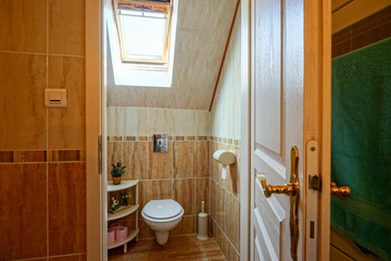 Countryside house comfortable interior in alsacien style