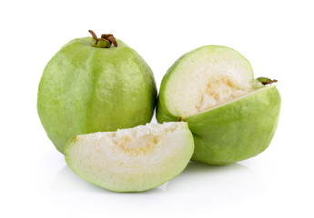 guava on white background