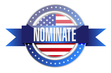 us nominate seal illustration design graphic