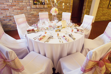 wedding table settings
