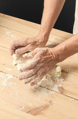 Bakery product. Delicious cooking for you. Cooking process conce