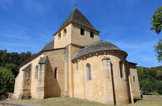 Eglise de Carsac Aillac, Village P&eacute;rigord noir de France, class&eacute; momuments historiques