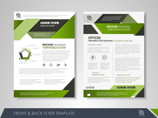 Flyer design layout