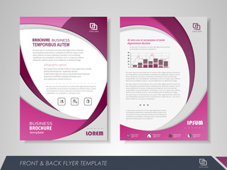 Presentation flyer design template