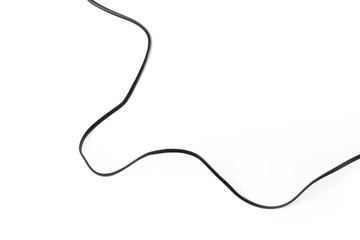 Electric power adapter isolated on white background