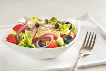 Bowl of Greek salad