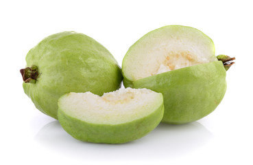 guava on white background