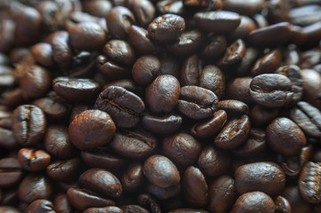 Coffee beans background