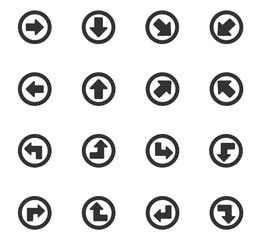 Arrows icons set