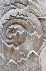 element ancient decoration on a building facade