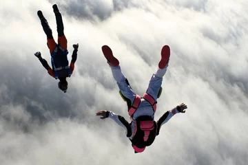 Photo sur Plexiglas Sports aériens Skydiving