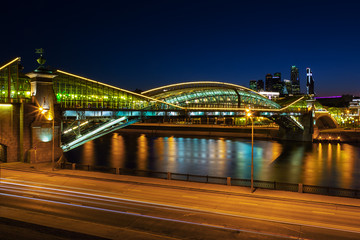 Obraz premium Bridge Bogdan Hmelnitsky in Moscow, Russia