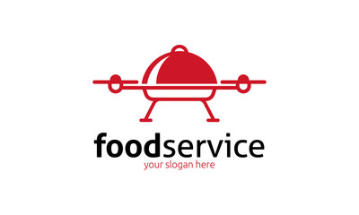 Fototapeta premium Food Service Logo