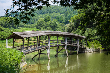 屋根付き橋（愛媛県内子町石畳）