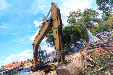 backhoe  excavator