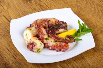 Grilled octopus