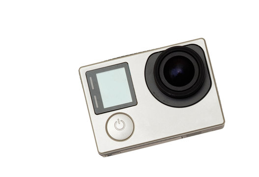 Action Camera on a white background.
