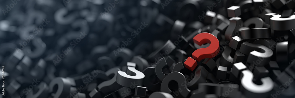 Sticker infinite question marks