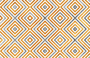 Geometrical golden and silver pattern.
